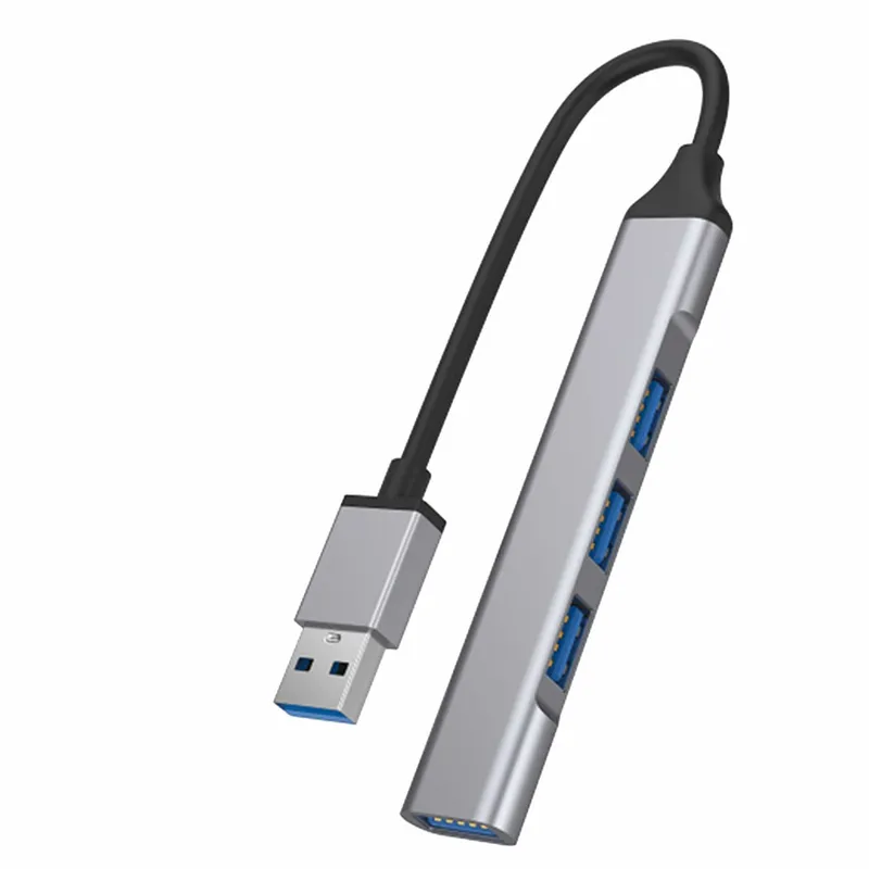 MALIK - Adaptador Hub Usb 3.0 4 Puertos Ultra Slim Model 5701