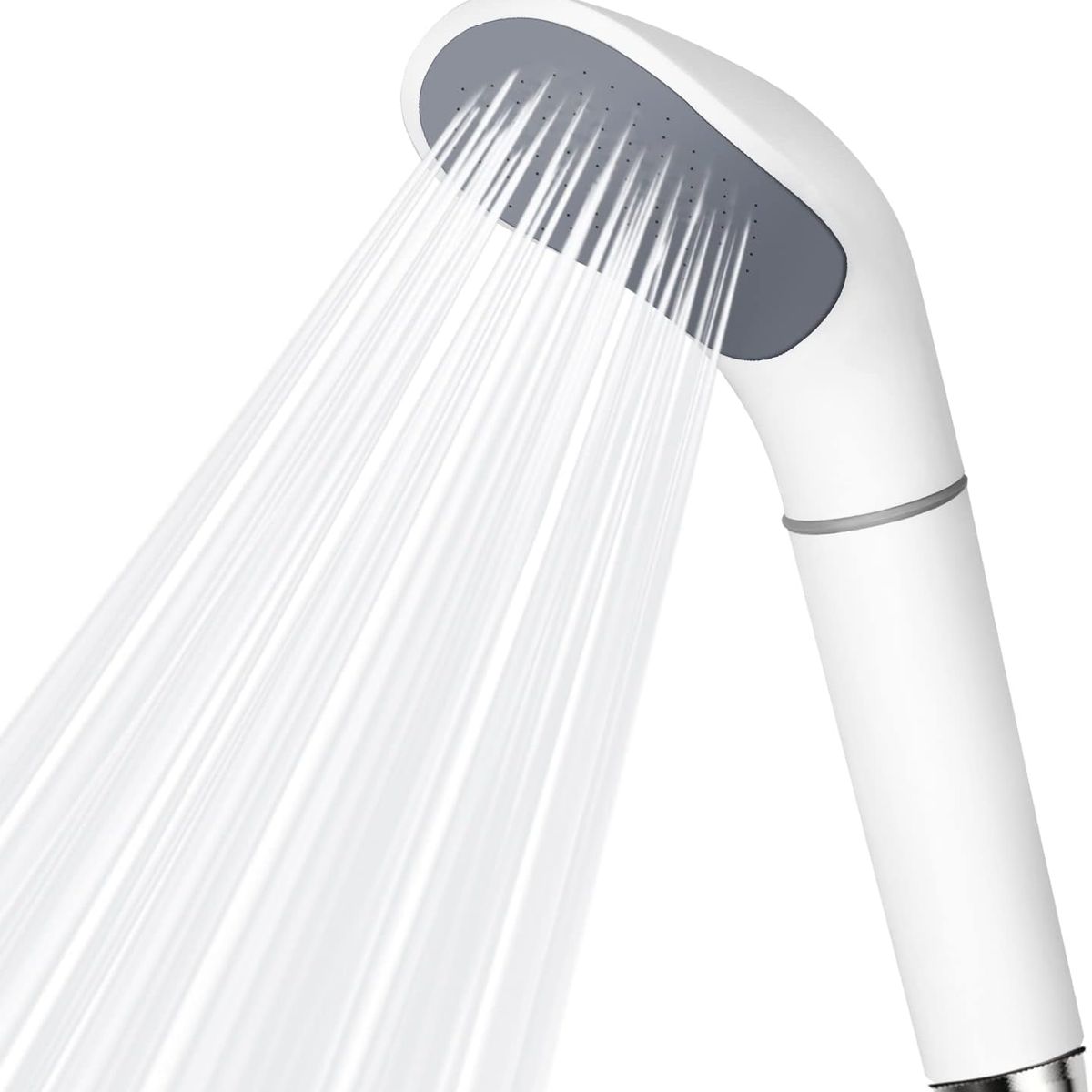 KUANGYE - Kit De Ducha Teléfono Manguera Soporte Cromado Acero Inox