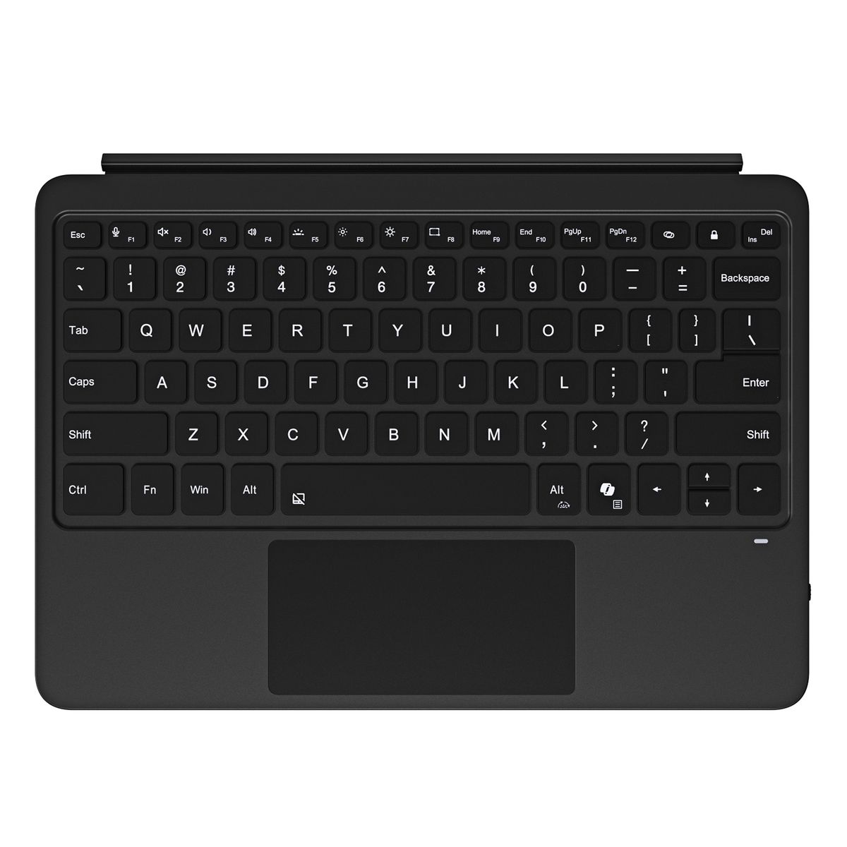 Teclado Surface Pro 12 con Touch y Luz RGB - Bluetooth 5.2 Negro, marca RENVMEXY - Foto Principal