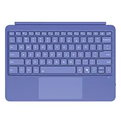RENVMEXY - Teclado Surface Pro 12 con Touch y Luz RGB - Bluetooth 5.2 Azul