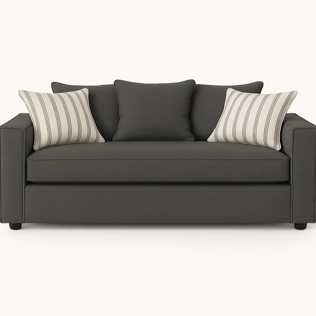 SITIAL HOME - Living 311 Romeo marengo Sofá 3 cuerpos resortes  + 2 Sitiales