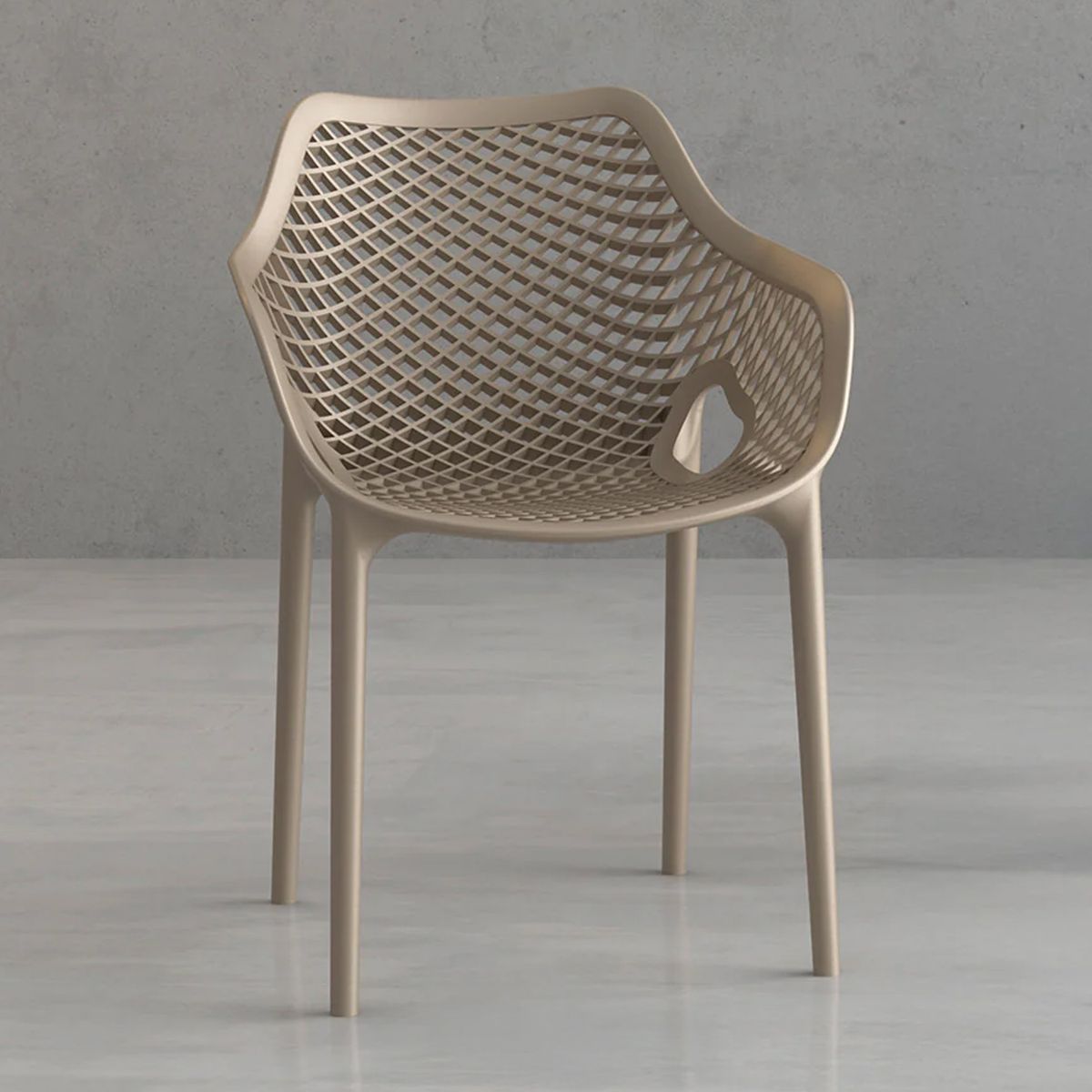 DECO EXTERIOR - 4 Sillas de exterior Air XL color Arena