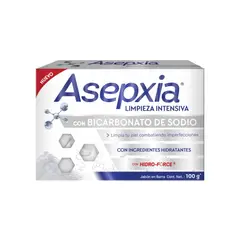 ASEPXIA - BICARBONATO JABON EN BARRA 100GR
