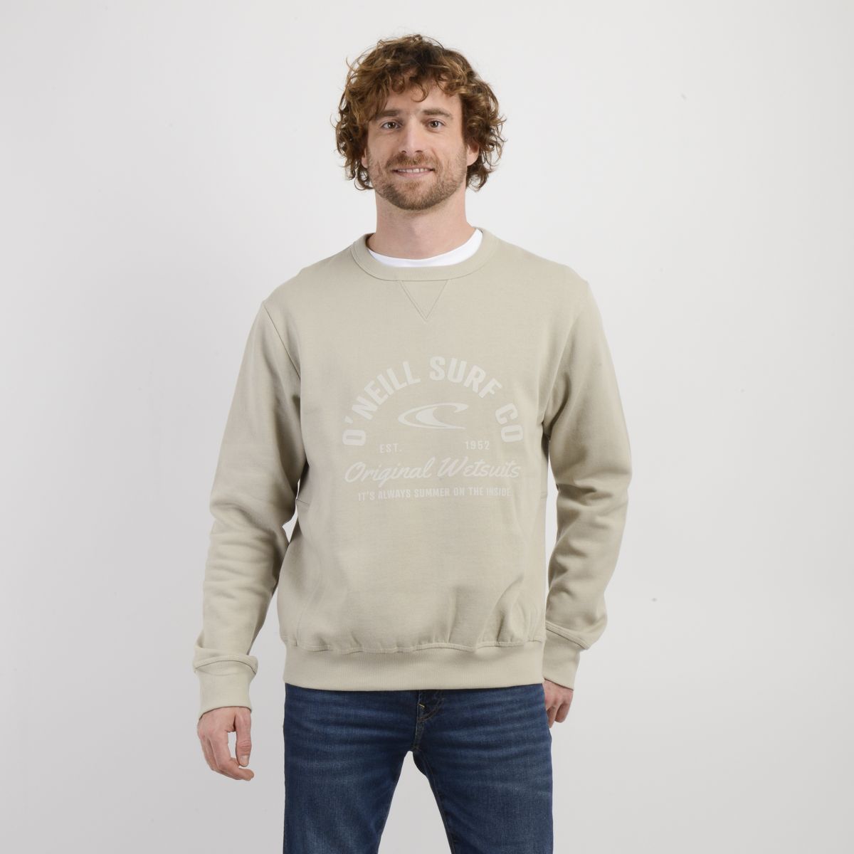 O'NEILL - POLERON SURF CO CREW BEIGE