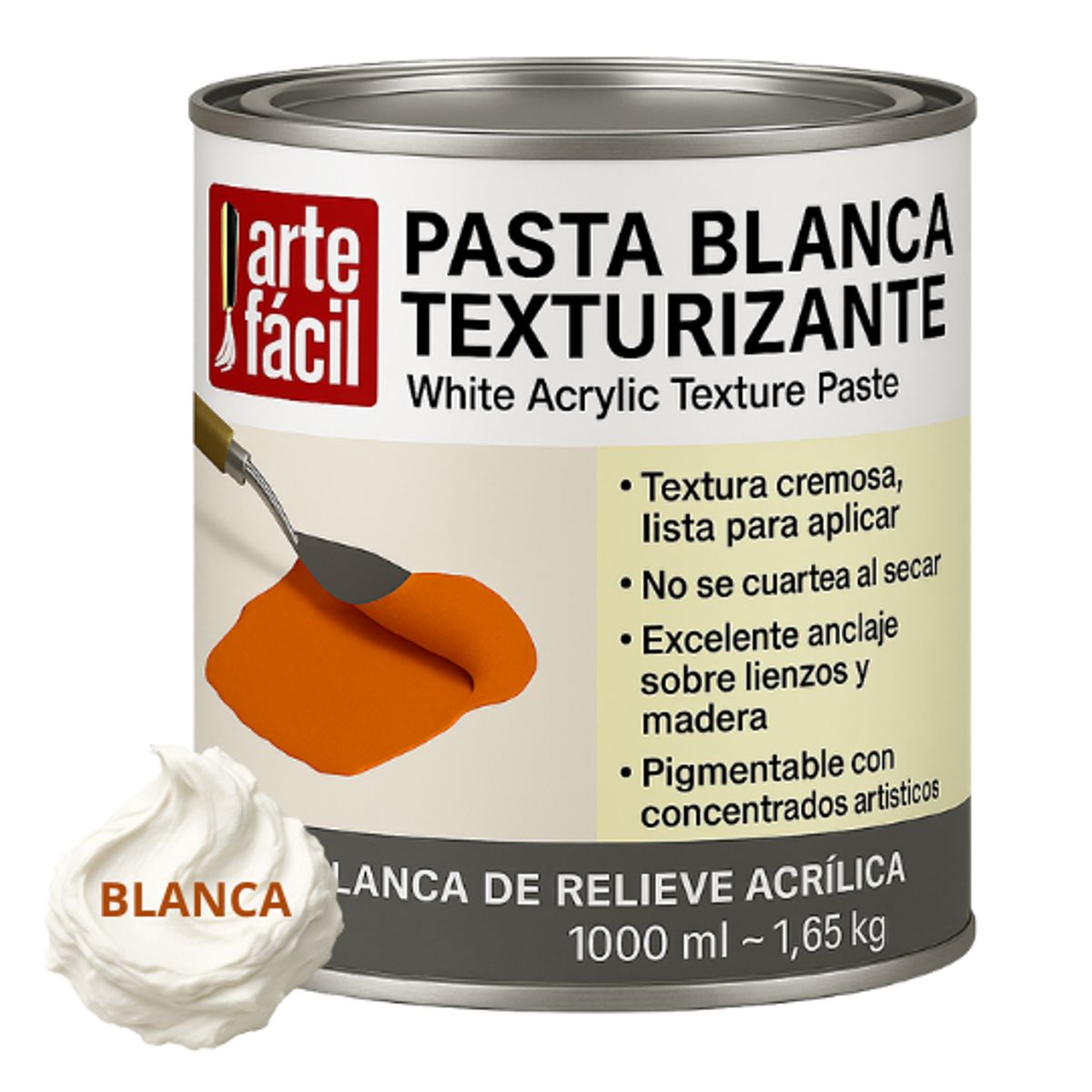 GENERICO - PASTA BLANCA TEXTURIZANTE - 1650 GRAMOS