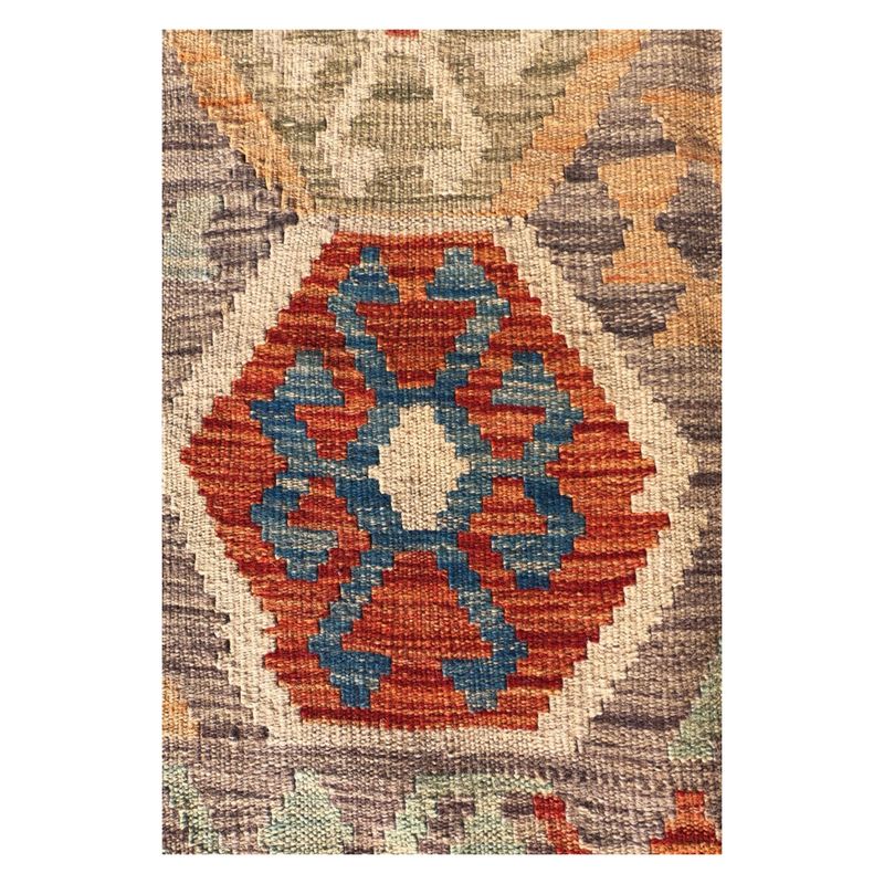 CONSORCIO PERSA - Alfombra de Lana Kelim Kashkuli de 180 x 130 mts AA1200