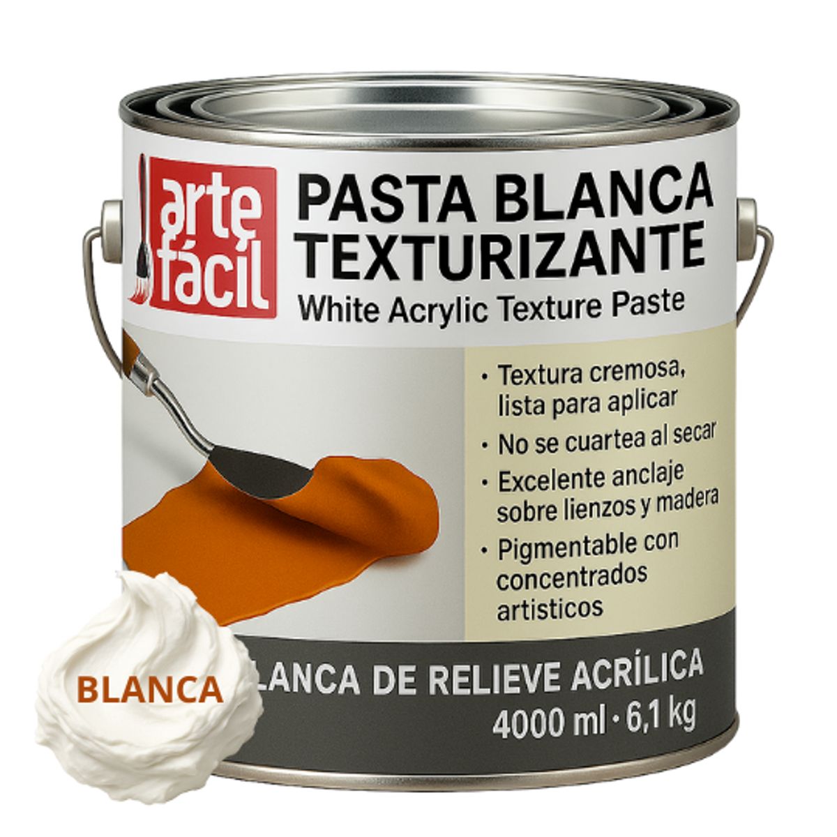 GENERICO - PASTA BLANCA TEXTURIZANTE - 6100 GRAMOS