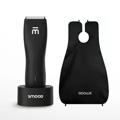 SMOOD - Pack Rasuradora Corporal Masculina BLACK + Capa Espejo