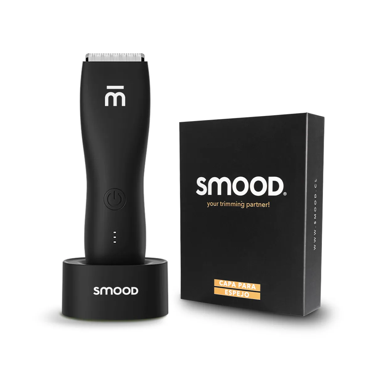 SMOOD - Pack Rasuradora Corporal Masculina SMOOD BLACK + Capa Espejo