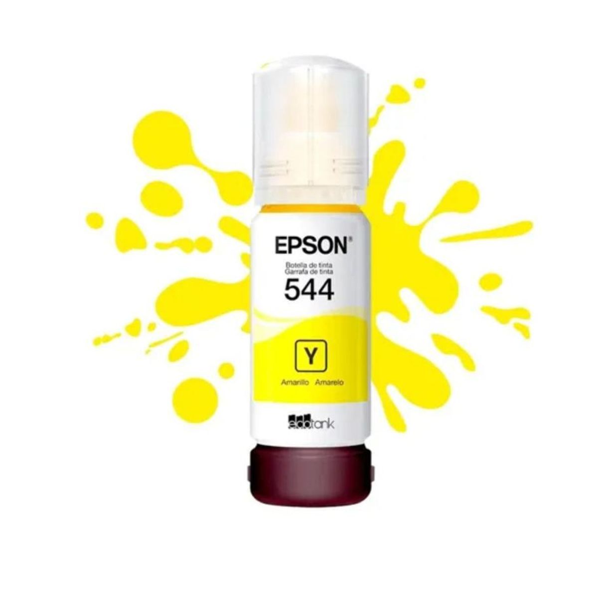 EPSON - Tinta Epson T544 Amarillo Original Para EcoTank y Tanques