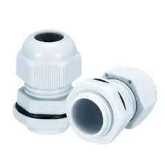 GENERICO - PRENSAESTOPA BLANCA PG25 PARA CABLE 6 UNIDADES