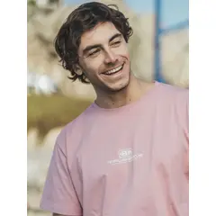 MAUI AND SONS - Polera MC Tivaloft Rosado Hombre