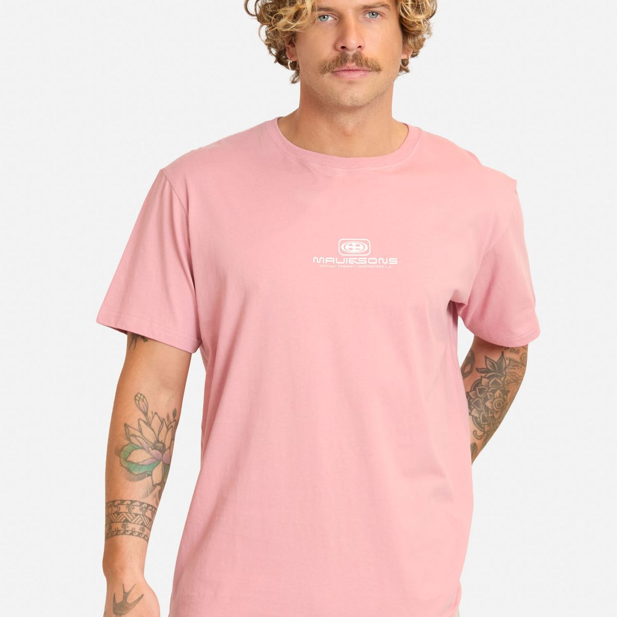 MAUI AND SONS - Polera MC Tivaloft Rosado Hombre Maui And Sons