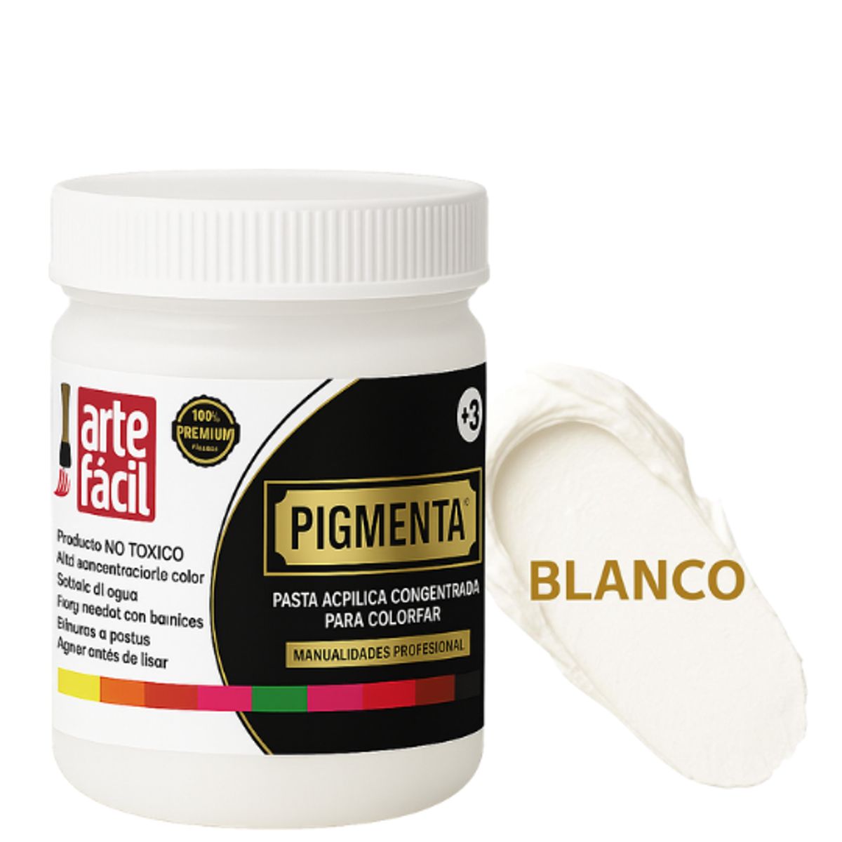 GENERICO - PASTA ACRILICA CONCENTRADA PIGMENTO PARA COLOREAR - 115 ML