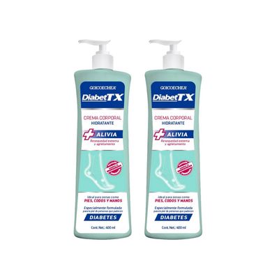Imagen 2 del producto DIABET TX PACK CREMA CORPORAL HIDRATANTE 400ML 2UN