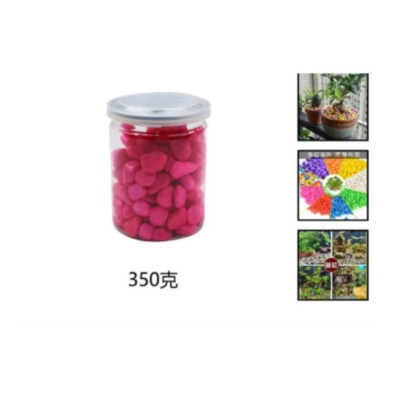 GENERICO - Piedras Decorativas 350 Gramos Rosadas