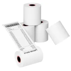 GENERICO - Rollos Térmicos 80x80 Mm Cinta Papel Impresora Térmica 5 Pza