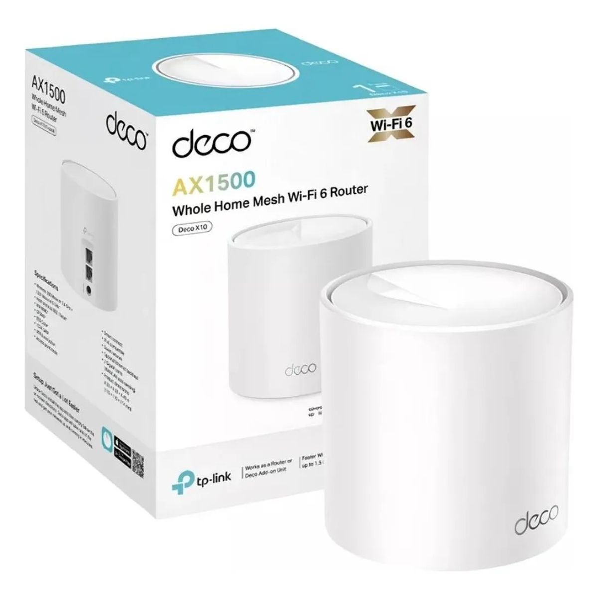 TP LINK - Sistema Wi-Fi 6 TP-Link AX1500 Home Mesh Deco X101-pack