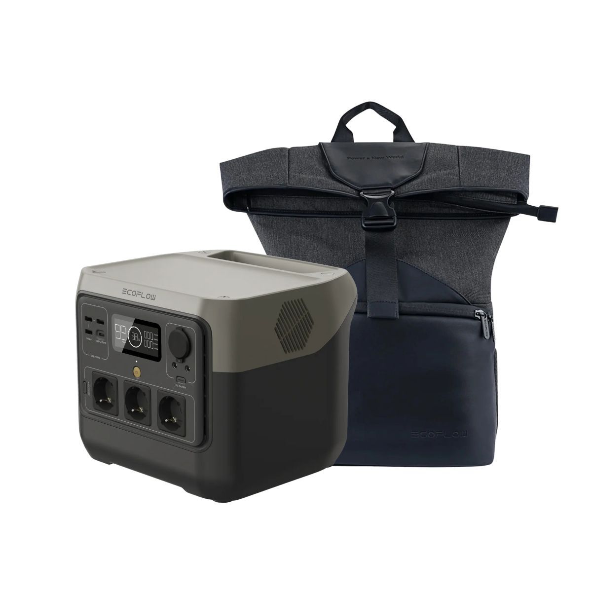ECOFLOW - EcoFlow Generador River 2 Pro + Mochila River 2 Pro