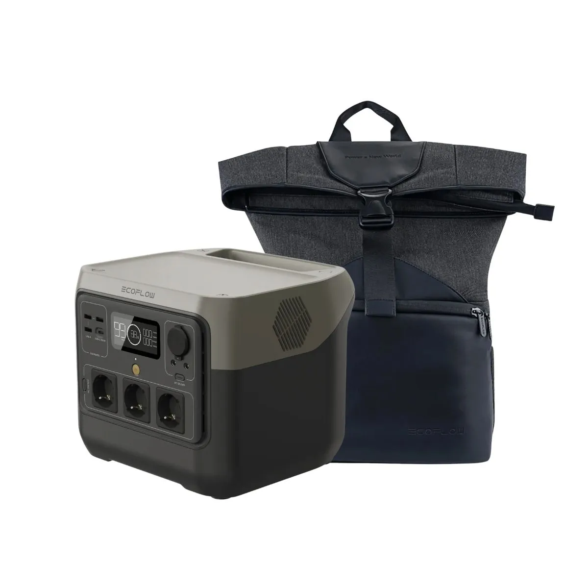 ECOFLOW - EcoFlow Generador River 2 Pro + Mochila River 2 Pro