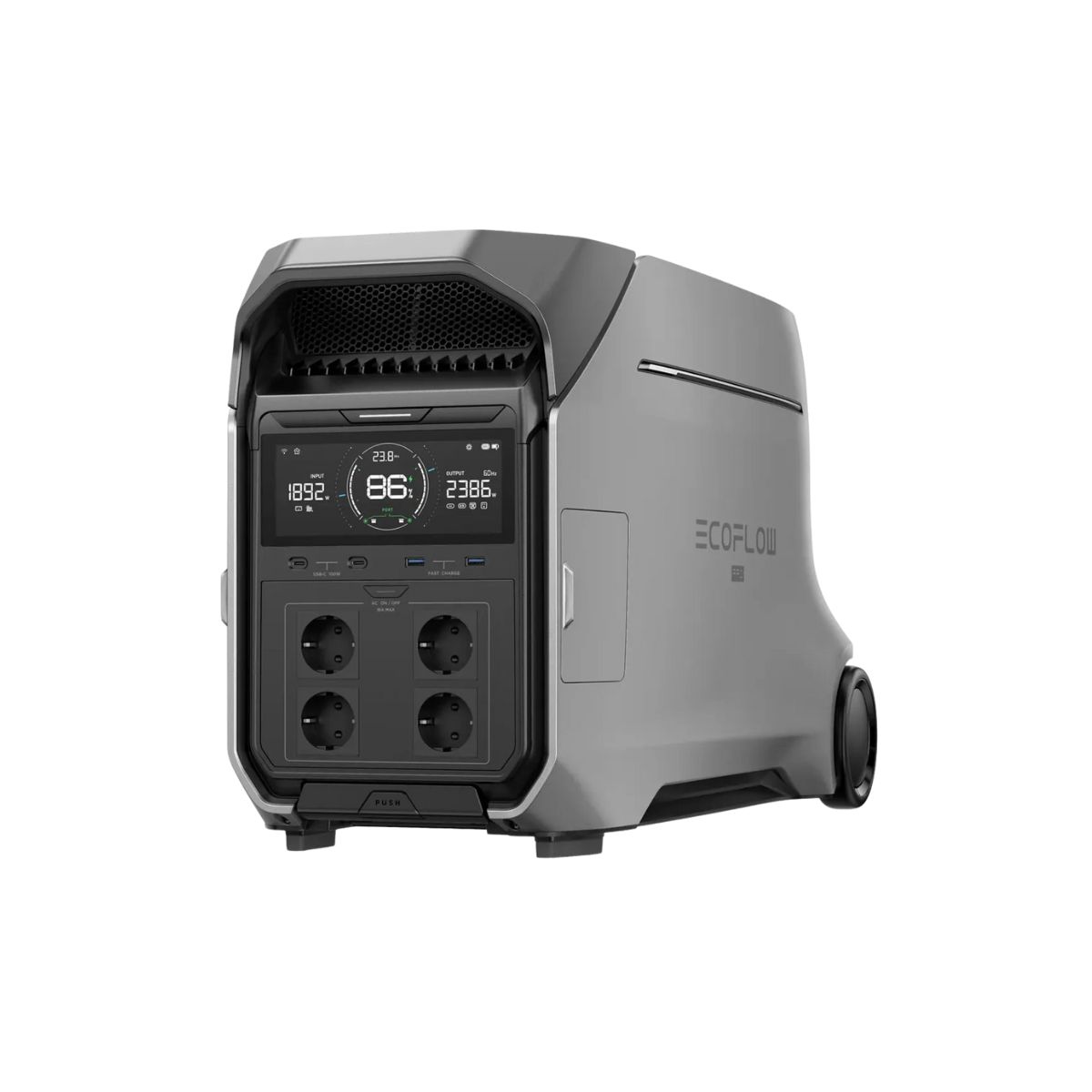 ECOFLOW - EcoFlow Generador Delta Pro 3 + Carro Transporte