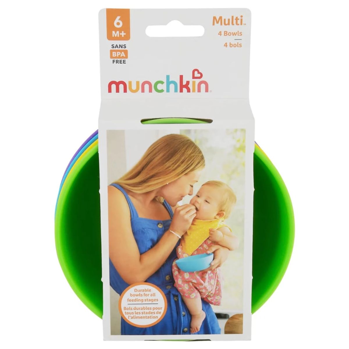 MUNCHKIN - Set 4 Multi Bowls MUNCHKIN 6m+
