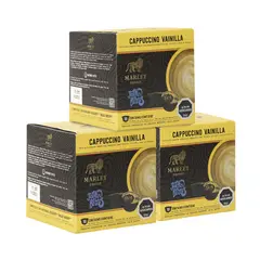 MARLEY COFFEE - Café Talkin Blues Cappuccino Vainilla X3 Cajas