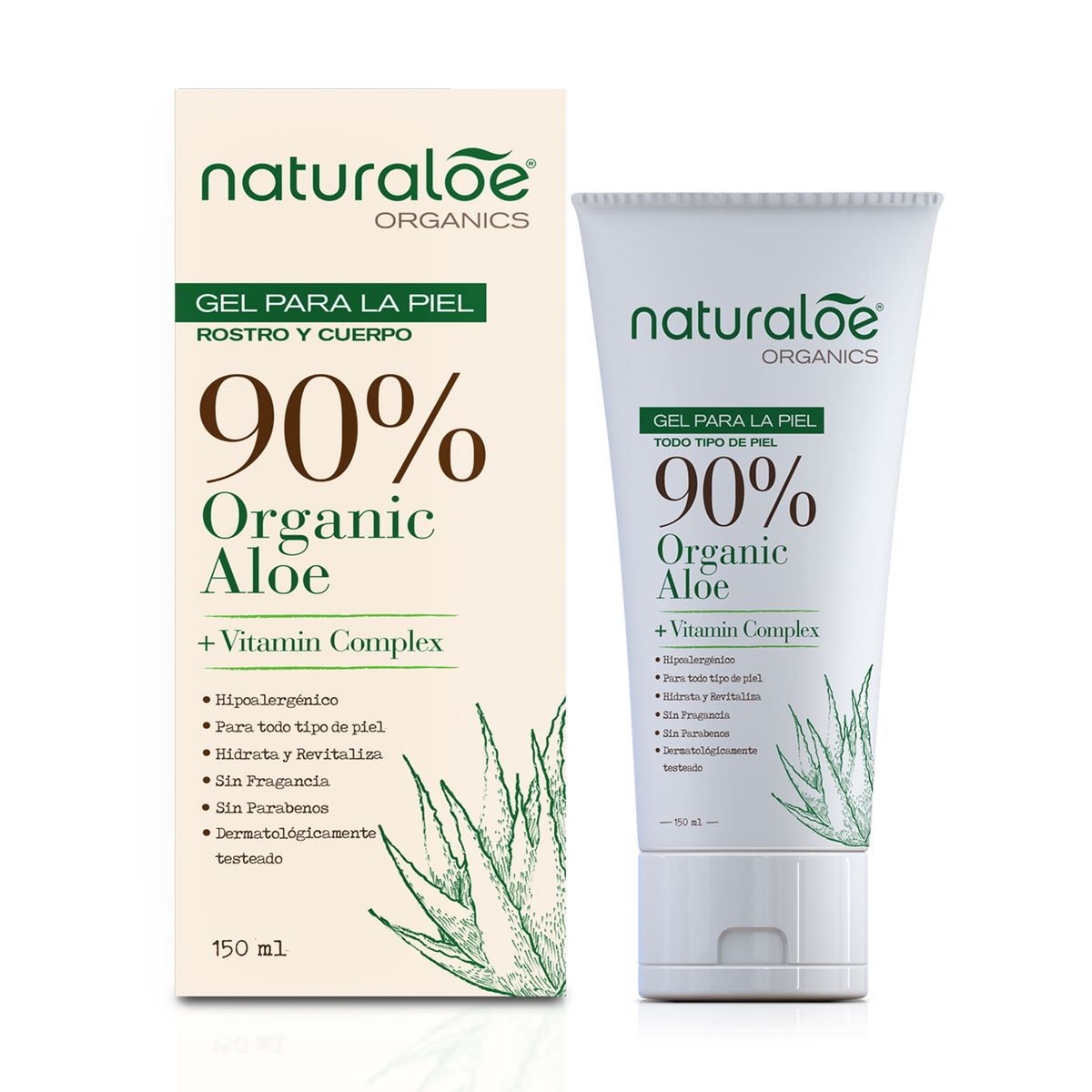 NATURALOE - Gel Para La Piel Naturaloe 150ml