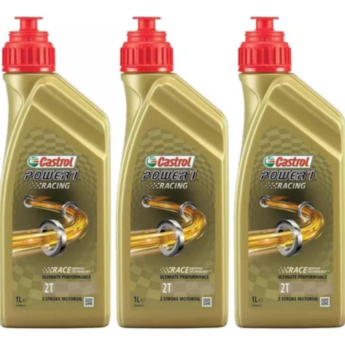 CASTROL - Aceite Castrol Power 1 Full Sintetico 2t Racing Original 3l