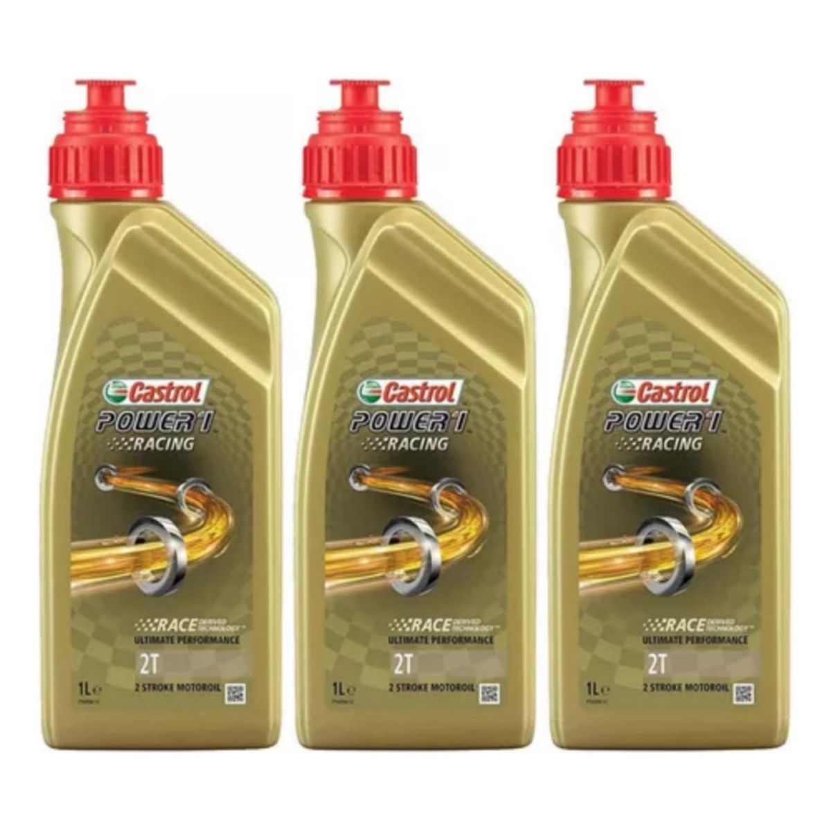 CASTROL - Aceite Castrol Power 1 Full Sintetico 2t Racing Original 3l