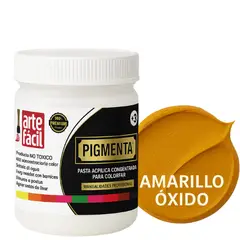 GENERICO - PASTA ACRILICA CONCENTRADA PIGMENTO PARA COLOREAR - 115 ML AMARILLO OXIDO
