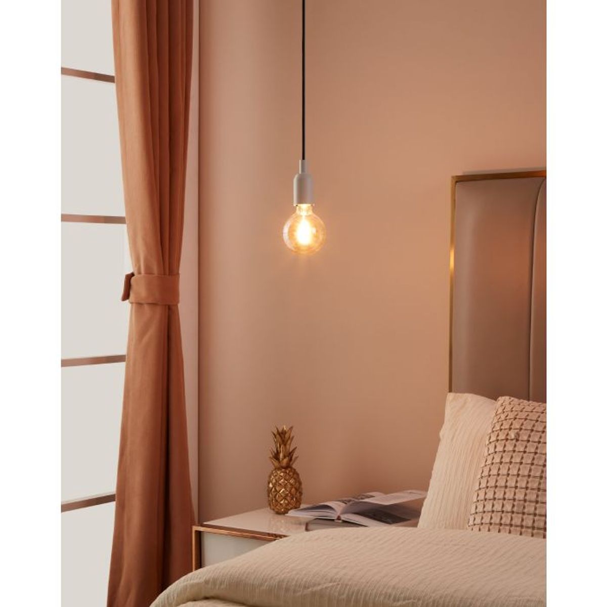 EGLO - Ampolleta Eglo E27-G95 5W Ambar Regula Blanca Calida Fria Cód12244