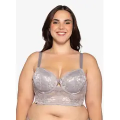 LADY GENNY - Sostén De Encaje Y Powernet Con Soft