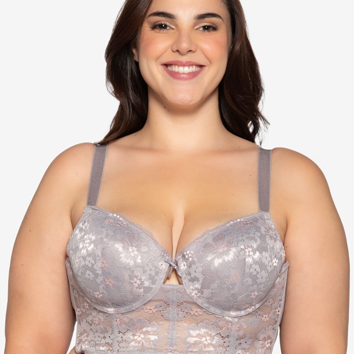 LADY GENNY - Sostén De Encaje Y Powernet Con Soft