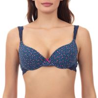 Sostén Push-Up De Algodón Estampado