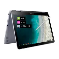SAMSUNG - Notebook Chromebook 2 en 1 Plus Intel Core 4GB 64GB 12.2' Táctil 360° Chrome Os