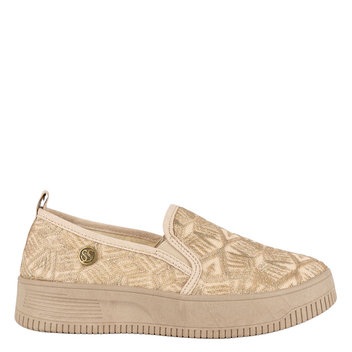 PASSER - Zapatilla Mujer Beige Velin Passer