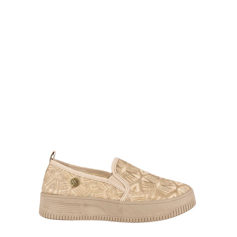 PASSER - Zapatilla Mujer Beige Velin Passer