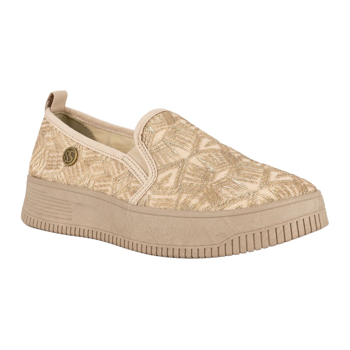 PASSER - Zapatilla Mujer Beige Velin Passer