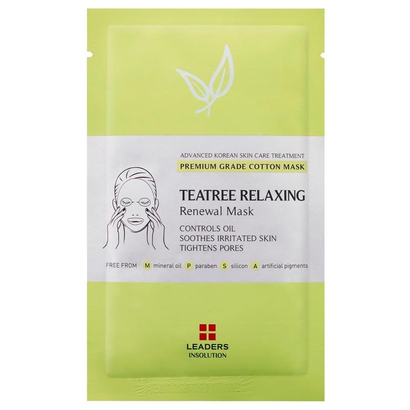 LEADERS LOGIC - Mascarilla Facial Tea Tree Relaxing Skin Renewal