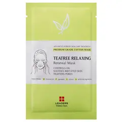 LEADERS LOGIC - Mascarilla Facial Tea Tree Relaxing Skin Renewal