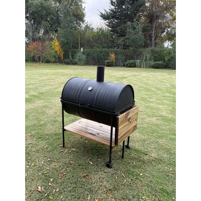 Imagen 2 del producto Parrilla Asado A Carbon Con Tapa Y Mesa 90x60 Santa Parrilla