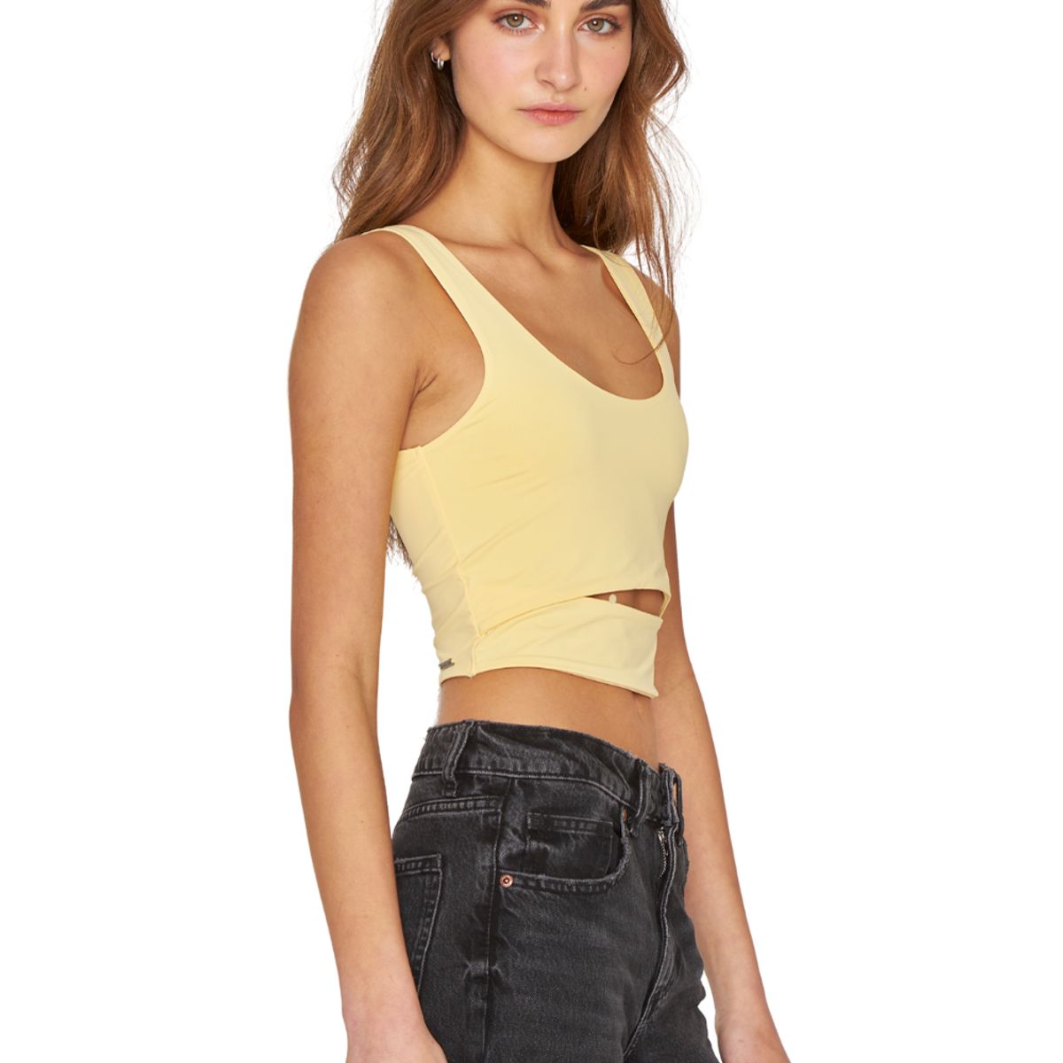 JACINTA TIENDA - Croptop Cut Out amarillo Jacinta Tienda