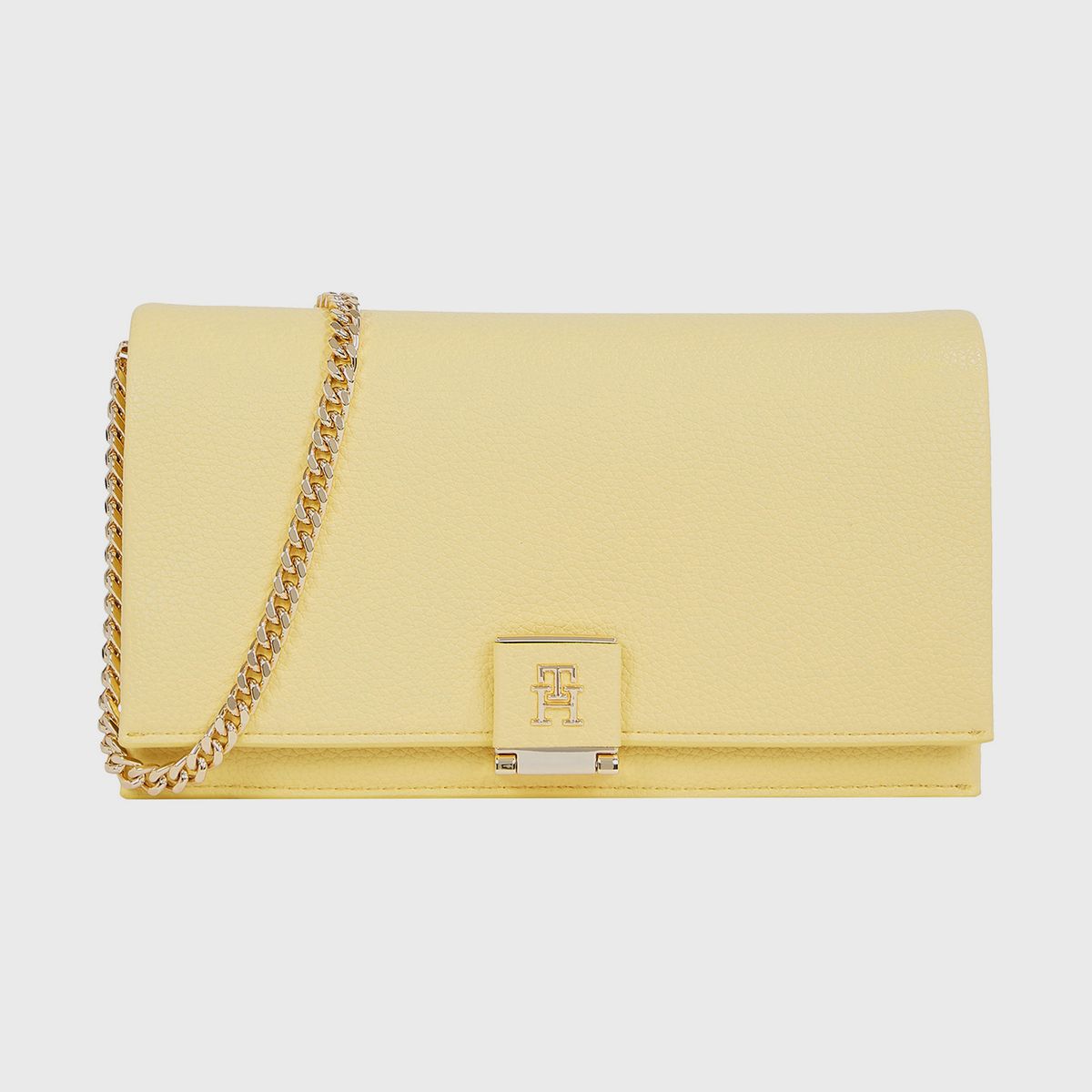 TOMMY HILFIGER - Bandolera Con Monograma Th Amarillo Tommy Hilfiger