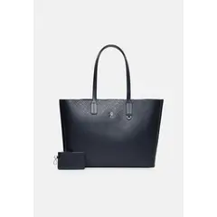 TOMMY HILFIGER - Tote Distinct Monogram Azul