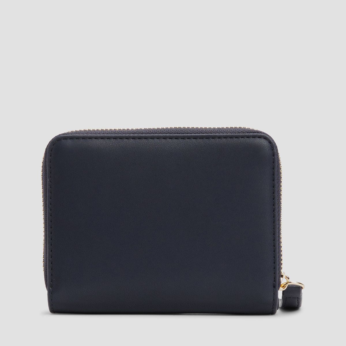 TOMMY HILFIGER - Billetera Con Cierre Y Logo Monogram Azul Tommy Hilfiger