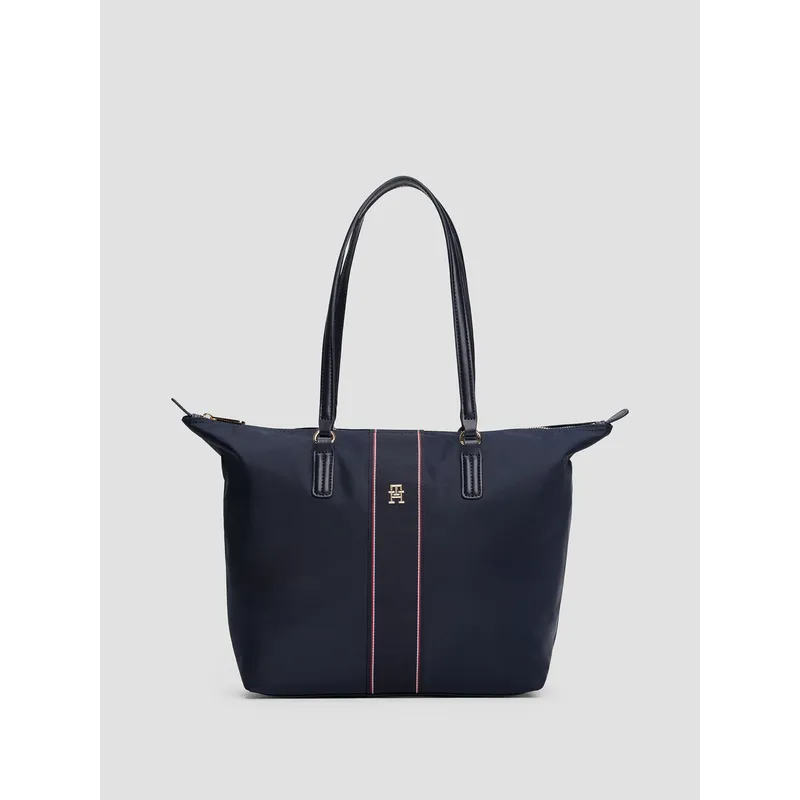 TOMMY HILFIGER - Tote Poppy Corporate Azul Tommy Hilfiger