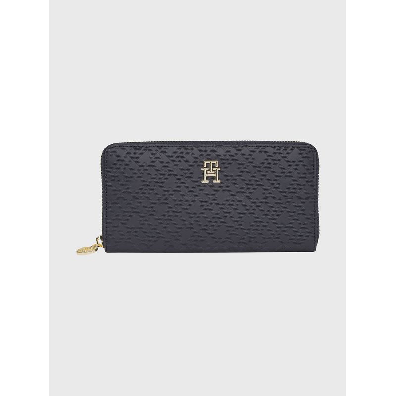 TOMMY HILFIGER - Billetera Monograma Azul Tommy Hilfiger