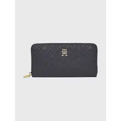 TOMMY HILFIGER - Billetera Monograma Azul
