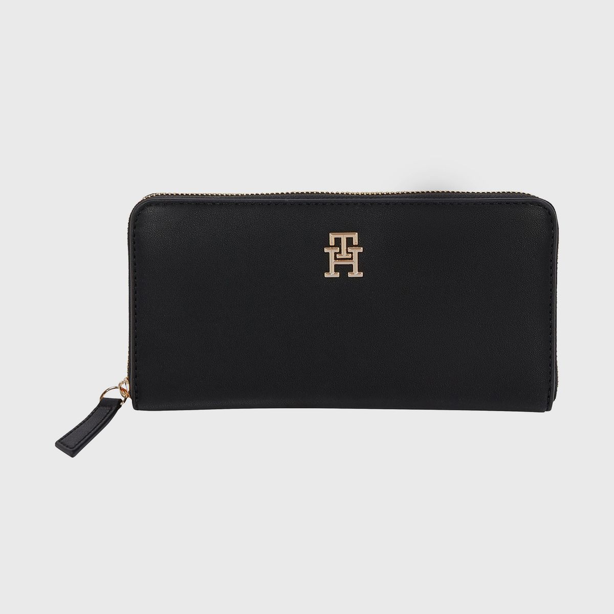 TOMMY HILFIGER - Billetera Con Logotape Negro Tommy Hilfiger